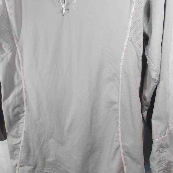 Alizée Long Sleeve 1/4 Zip Athletic Running Shirt, XL - Picture 2 of 8